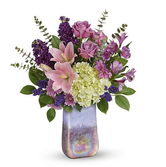 Purple Swirls Bouquet from Richardson's Flowers in Medford, NJ